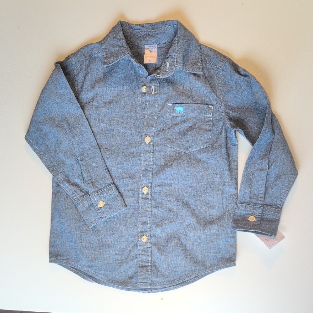 Carter's 3T Denim Button Down